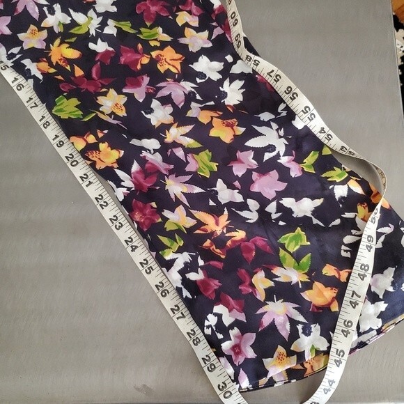 Equipment Florence Silk Trouser Pant High Rise Floral Leaf Straight Leg XL - Picture 12 of 15